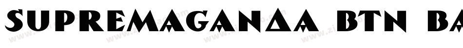 Supremaganda BTN Banner字体转换